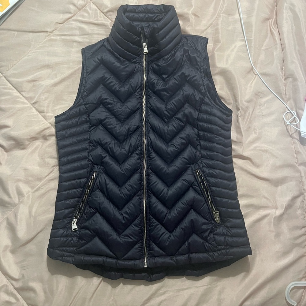 Calvin Klein Navy Quilted Nylon Vest